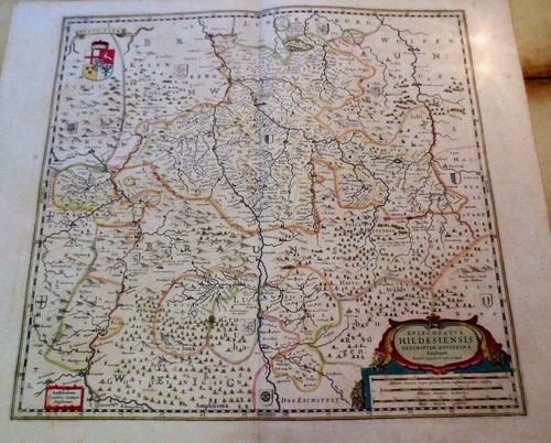 Original landkarte hildesheim - landkarte,
