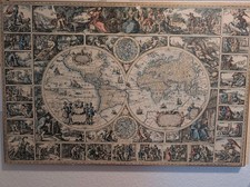 Weltkarte Druck Claes Janz