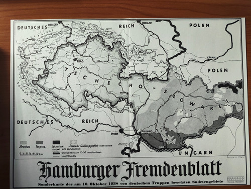 Karte des sudetengebietes 1938 - des,