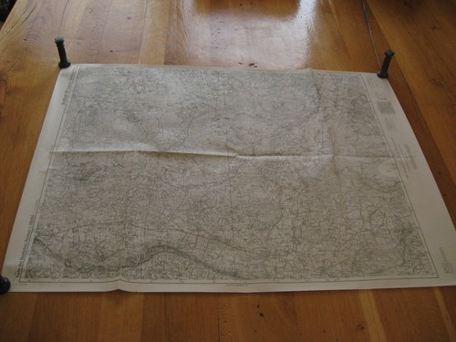 Alte landkarte großblatt - großblatt, 60