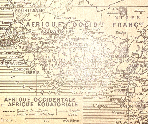 Alte lithographie afrique - alte, lithographie,