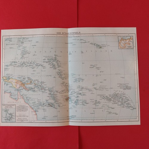 Orig landkarte deutsche - orig.(1900),