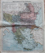Karte Balkan – Halbinsel