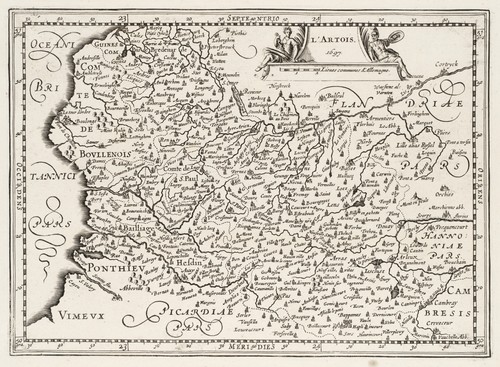 Nach sauzet landkarte - (*1687),,
