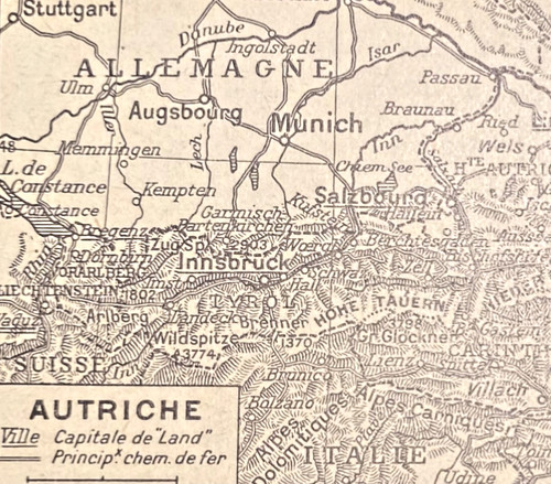 Alte lithographie autriche - alte, lithographie,