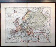 Alte Lithographie, Europa -