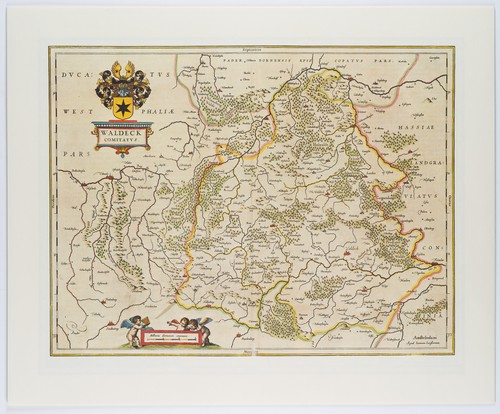 Hessen auf alten landkarten - hessen,