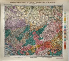 Lepsius: Geologische Karte des