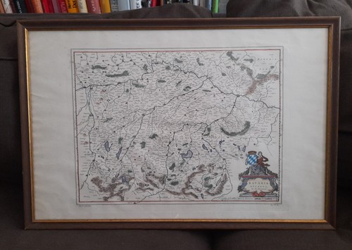 Historische landkarte bayern - historische,