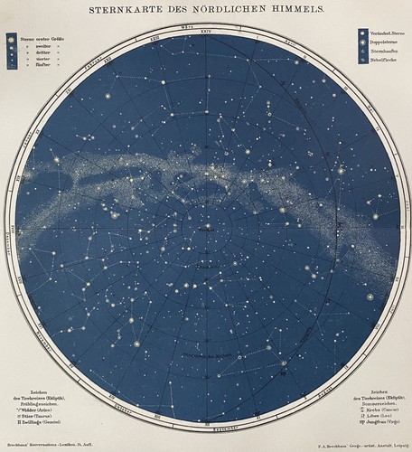 Karte astronomie sternkarte - karte,