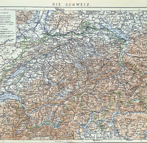 Alte lithographie die - alte,