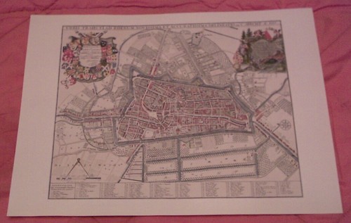 Plan der stadt - stadt, utrecht