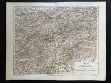 antike historische Landkarte