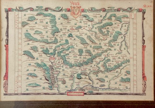 Antike landkarte 1575 - antike,