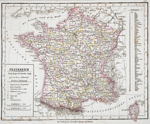 Frankreich landkarte - frankreich,