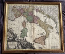 Landkarte Italien 18./19. Jh