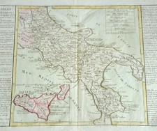 Antiker Stich auf Papier Karte