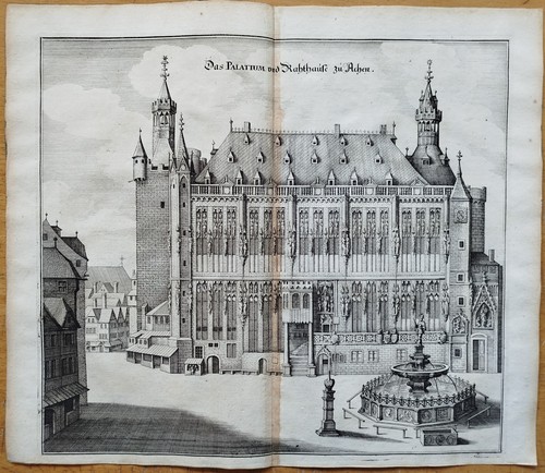 Rathaus aachen merian - rathaus, #