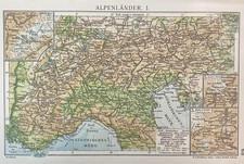 antike historische Landkarte