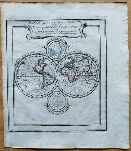 Weltkarte der gantze welt - weltkarte,
